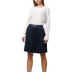 Silvian Heach Metallic Pleated Skirt Sz S